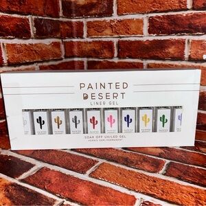Painted Desert Liner Gel NIB Soak Off UV/LED Nail Polish Semi-Perm. Multi 10 Pk